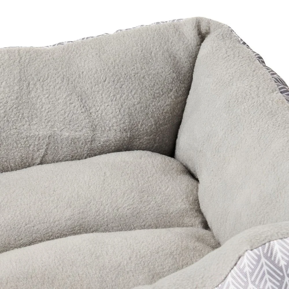 ImSmall Cuddler Dog Bed, Gray